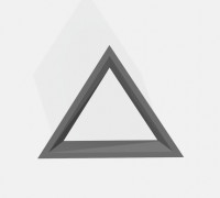 Triangle Cookie Cutter 3D model