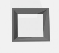 Square Cookie Cutter 3D model