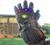 Wearable Infinity Gauntlet 3D model