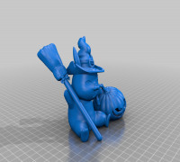 Halloween Pikachu 3D model