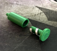 Silver Coil Filter for Liquid Cooling System 3D model