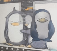 Friendly penguin 3D model