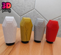 Coffin Bobblehead 3D model