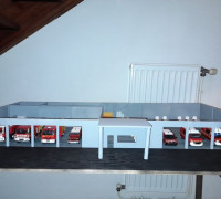 fire station 1/43 3D model