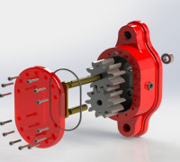 External Gear Oump 3D model
