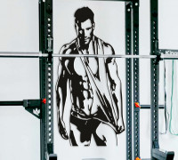 Athletic Man / GYM decor 3D model