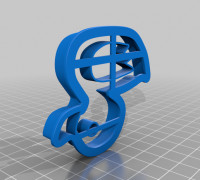 Rubber Duck Cookie Cutter 3D model