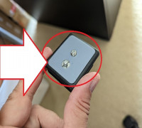 Replacement camera mount pad 3D model