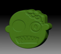 Zombie solid shampoo and mold for soap pump 3D model