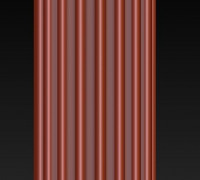 RIPPLE PILLAR CANDLE 3D model