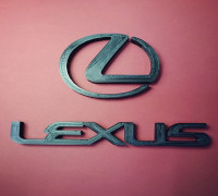 Lexus logo 3D model