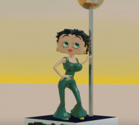 betty disco 3D model