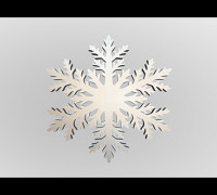Snowflake 3D model