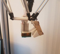 effektor plate E3D 40mm fan mount 3D model