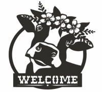 Welcome Cow 3D model