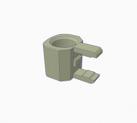 Laser focus support 3D model