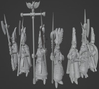 High Elf Phoenix Guard 3D model