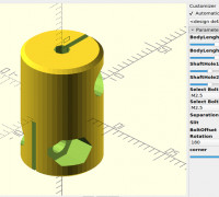 RC Shaft coupling 3D model