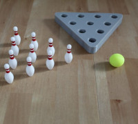 Table Bowling 3D model