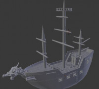 Pirate Ship (altered from OpenForge) 3D model