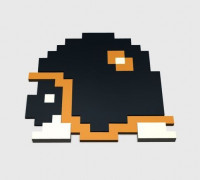 Super Mario Bros sprite - Buzzy Beetle 3D model