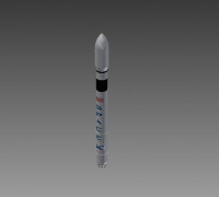 SpaceX Falcon 9 Rocket 3D model