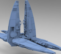Wraith Interceptor architecture 7 3D model