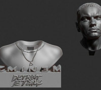 Eminem bust 3D model