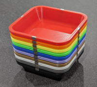 Magnetic Stackable Board Game Bit Tray 3D model