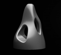 Organic Book End 3D model