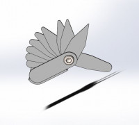 Template for measuring the outer inner radius 3D model