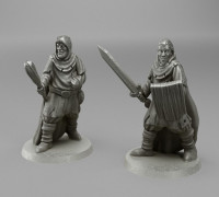 Bandits ! Two variants (Supportless Miniatures) 3D model