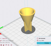 Cone Candle Mold 3D model