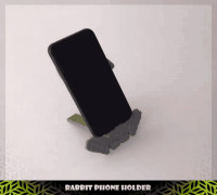 Rabbit Phone Holder 3D model