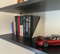 Bookshelf End 3D model