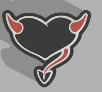 Heart Lamp 3D model
