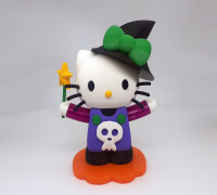 Witch Kitty Remix 3D model