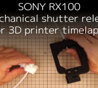 SONY RX100 Mechanical Shutter Release 3D model