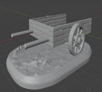 Dnd Mini Cart 3D model