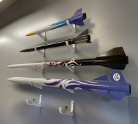 Rocket Wall Mount 3D model