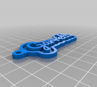 My Customized Key Chain with your personal name 3D model