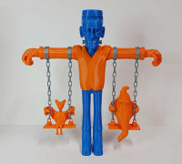 Frankenstein Swing Set 3D model