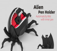Alien Pen Holder 3D model