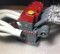 Fiat Abarth 600 TC engine 3D model