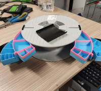 Spool organizer ( Verbatim spools ) 3D model