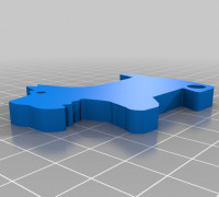 Max The Dog Keyring 3D model