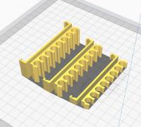 Cable clip holder 3D model