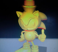 Bedside lamp Sonic + Litho 3D model