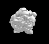 RIVET WARS - CUSTOM - Space Marine 3D model