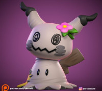 Mimikyu♀ pokemon 3D model